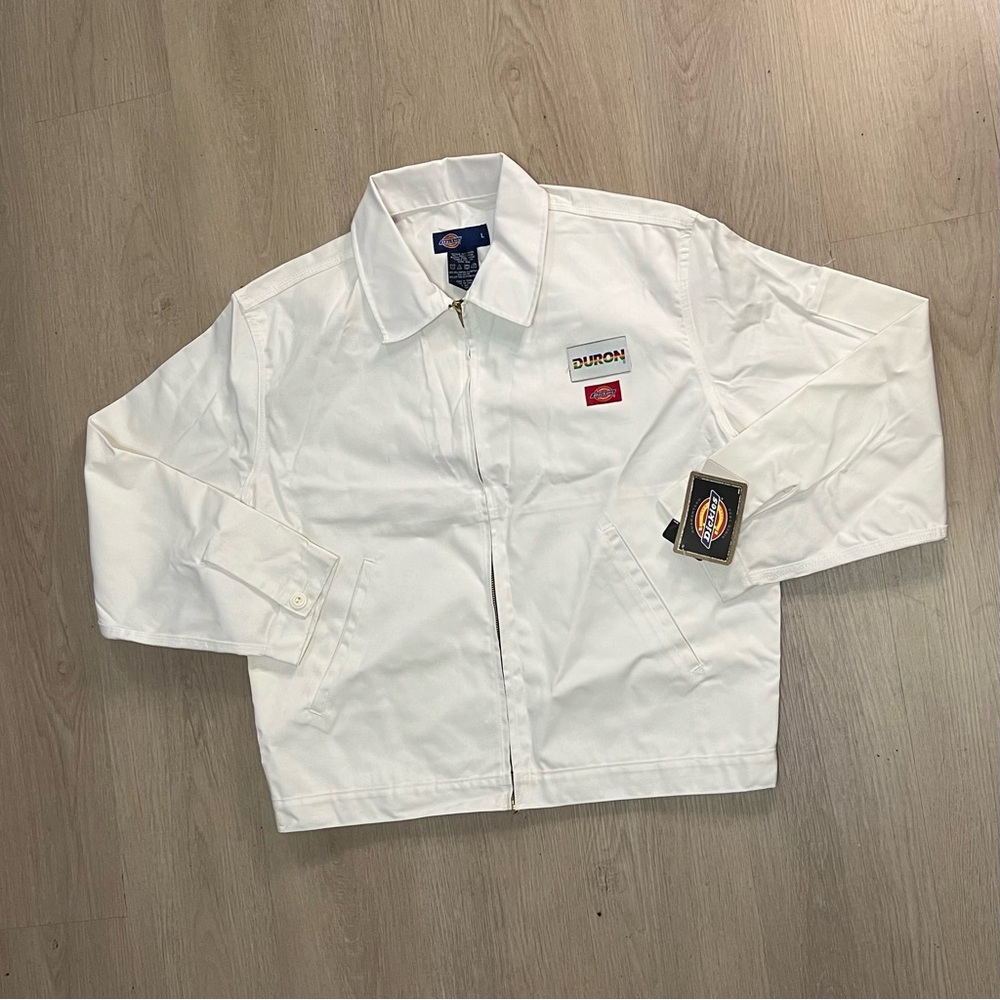 Dickies Duron Full-Zip Unlined Eisenhower Jacket White